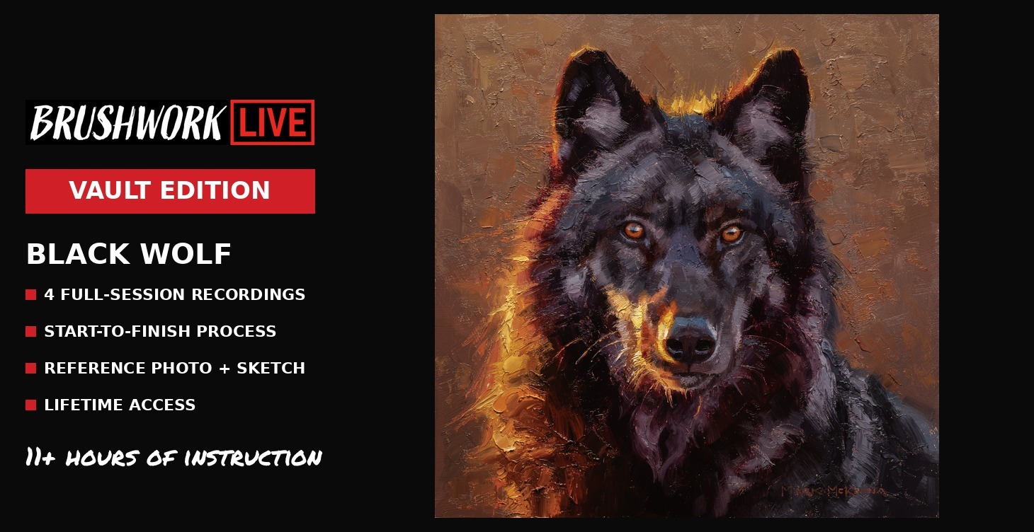 Black Wolf Brushwork LIVE Vault Edition cover