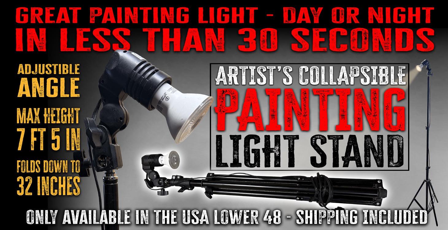 Painter's Portable Light Stand product cover