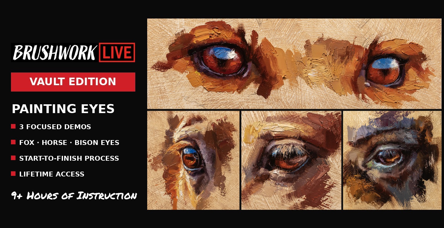 Painting Eyes Brushwork LIVE Vault Edition cover
