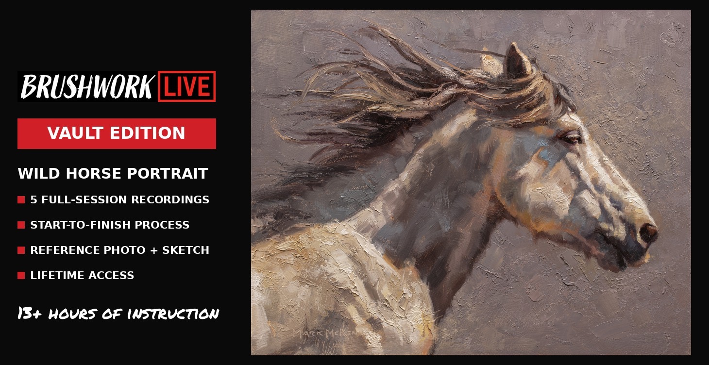 Wild Horse Portrait Brushwork LIVE Vault Edition cover